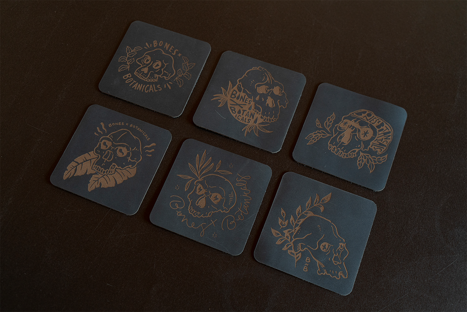 Leather Coasters (Set of 6)