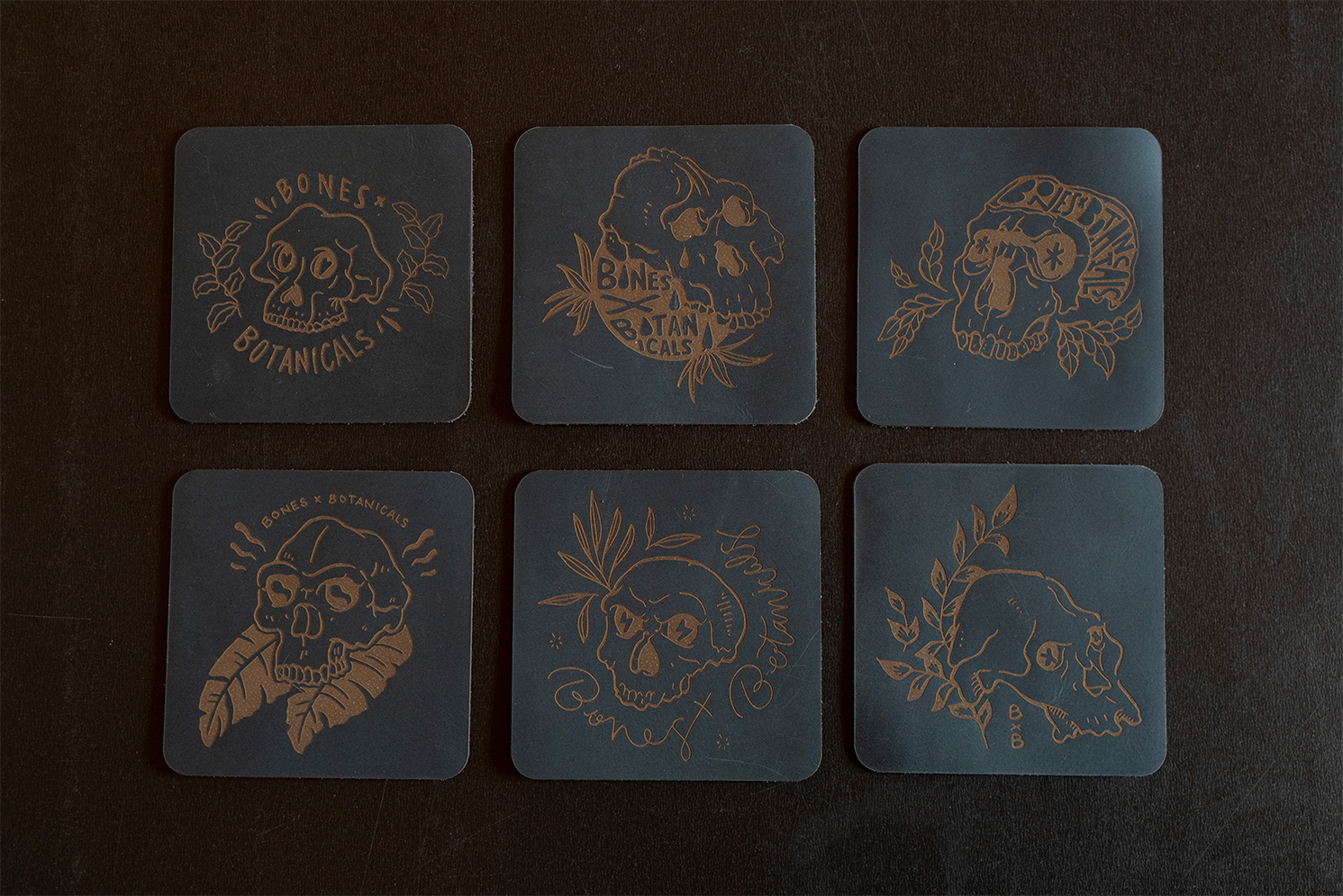 Leather Coasters (Set of 6)