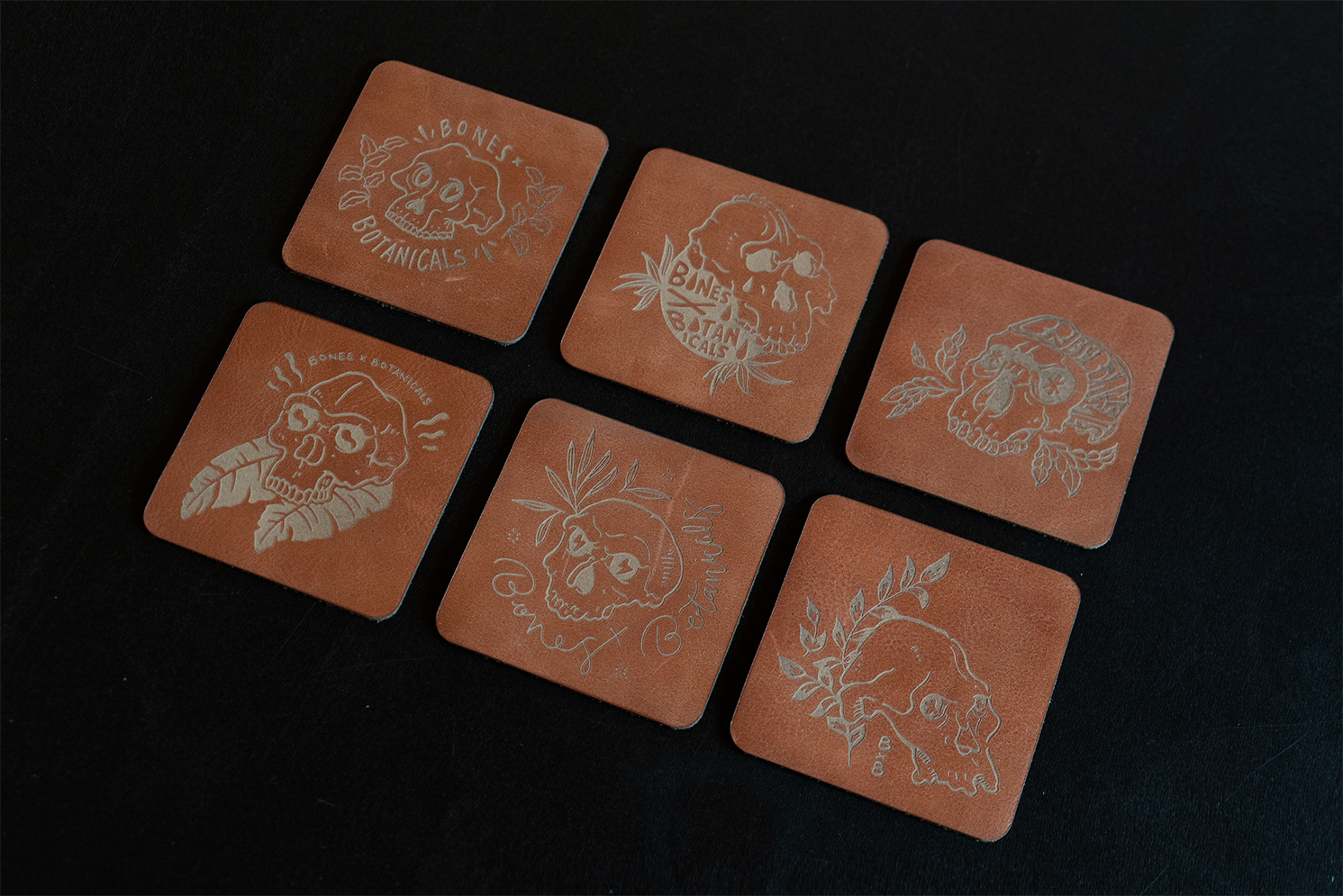 Leather Coasters (Set of 6)